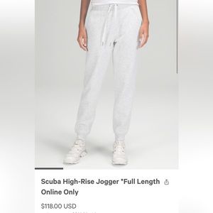 Scuba High Rise Jogger Size 10